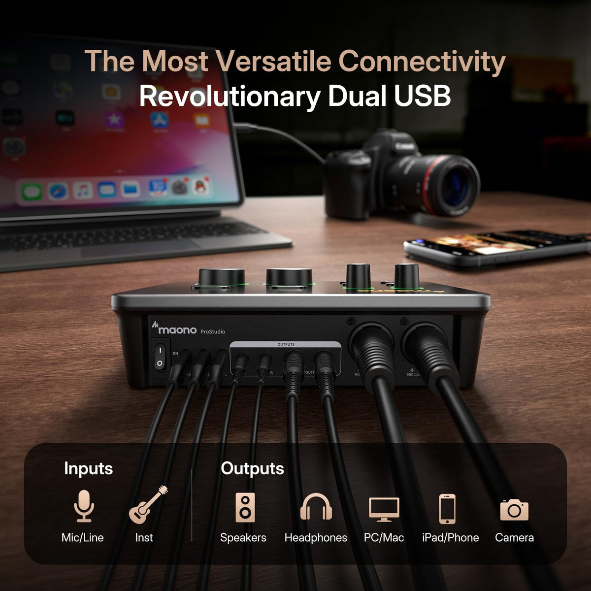 USB Audio Interface Dual XLR N7244