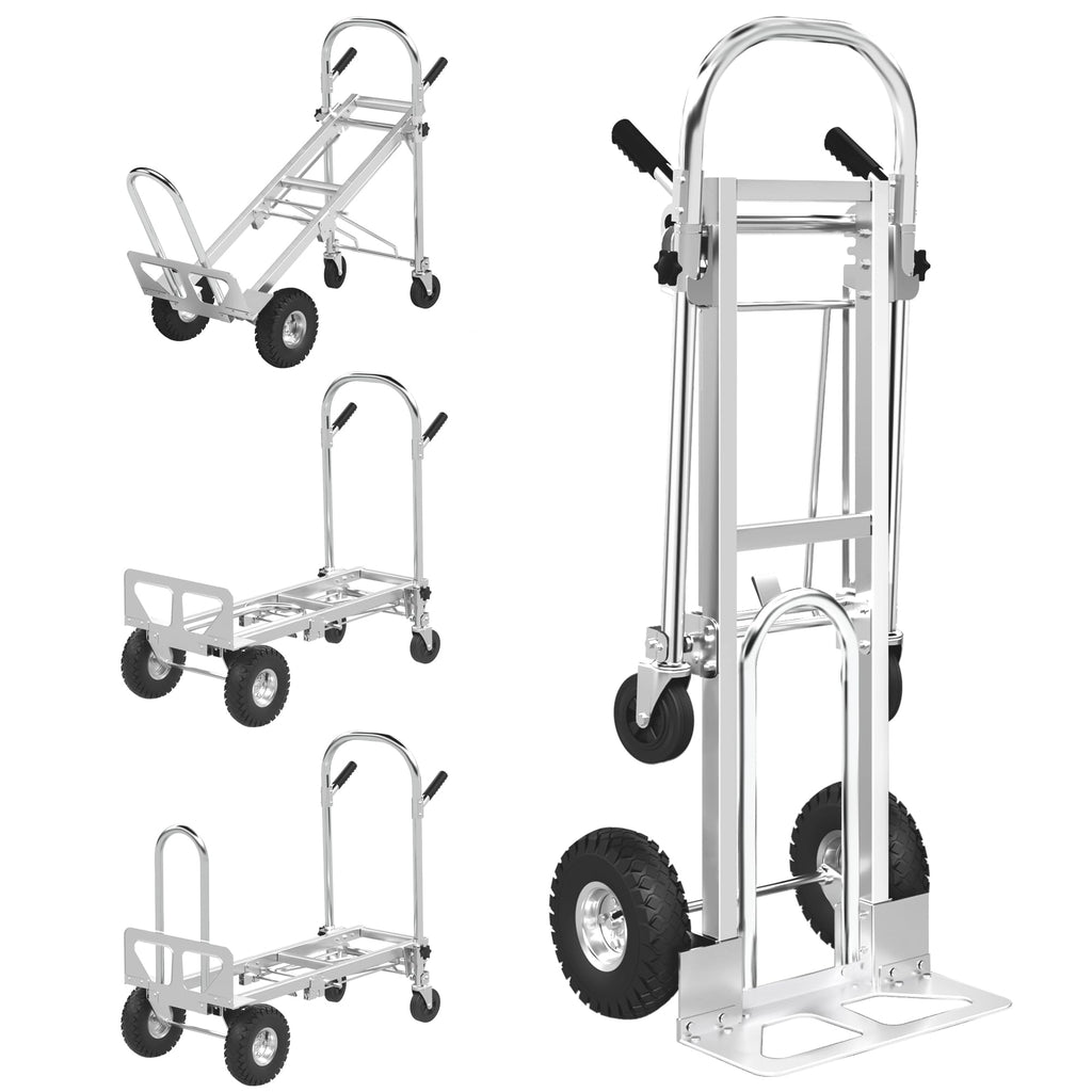4 in 1 Stainless Steel Folding Hand Truck Dolly A74484