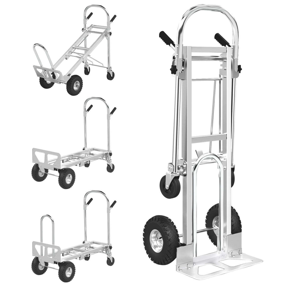 4 in 1 Stainless Steel Folding Hand Truck Dolly A74484