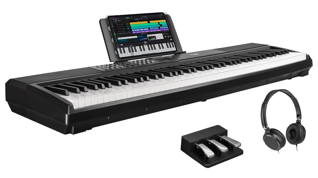 88 Keys Weighted Hammer-Action Digital Piano with Sustain Pedal H644054
