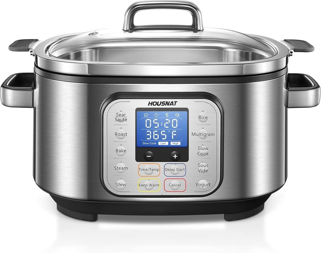 6 Quart Programmable Stainless Steel Slow Cooker L8502