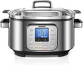 6 Quart Programmable Stainless Steel Slow Cooker L8502