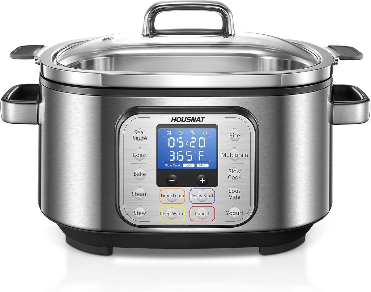 6 Quart Programmable Stainless Steel Slow Cooker L8502