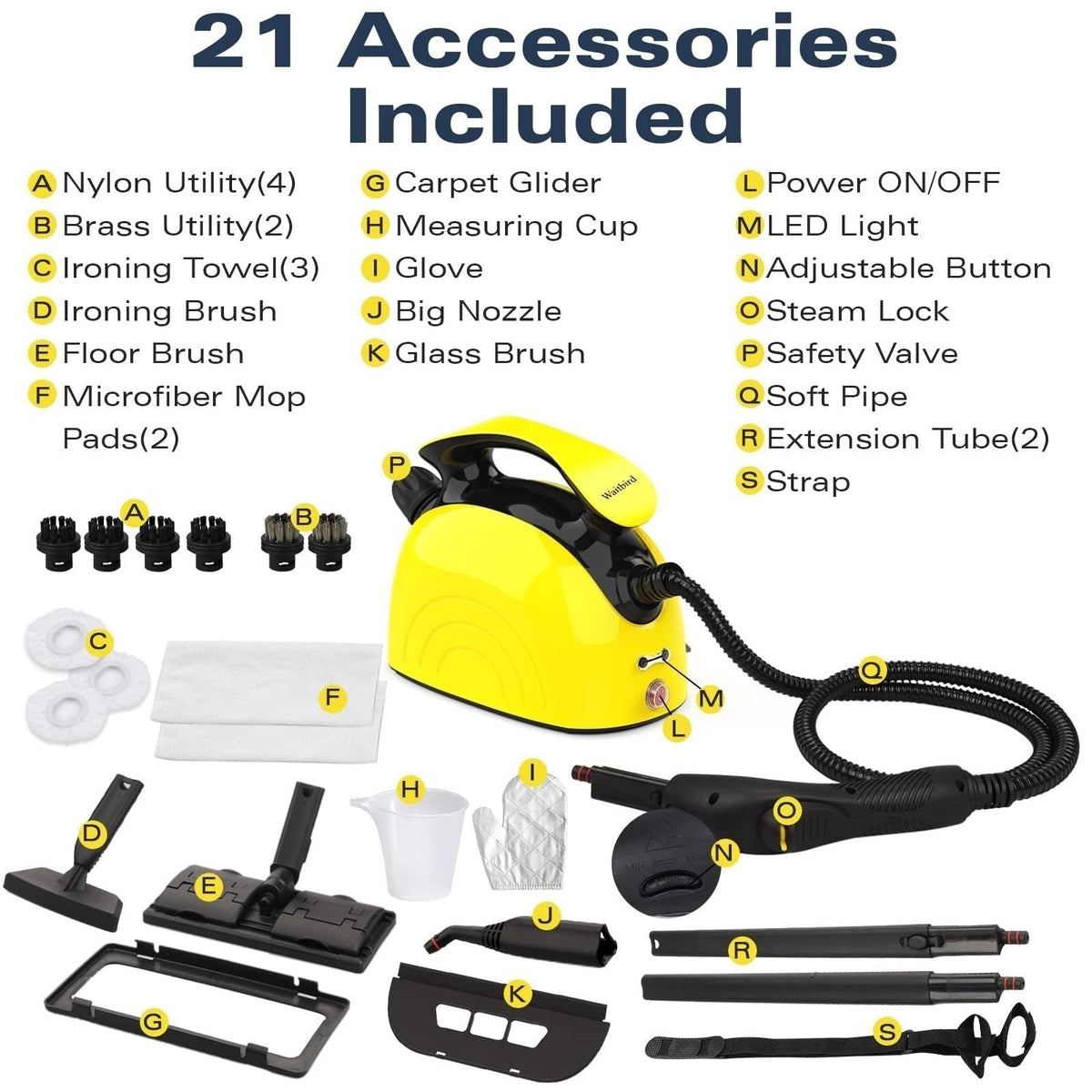 4.5 Bar 300°F Steam Cleaner V437582