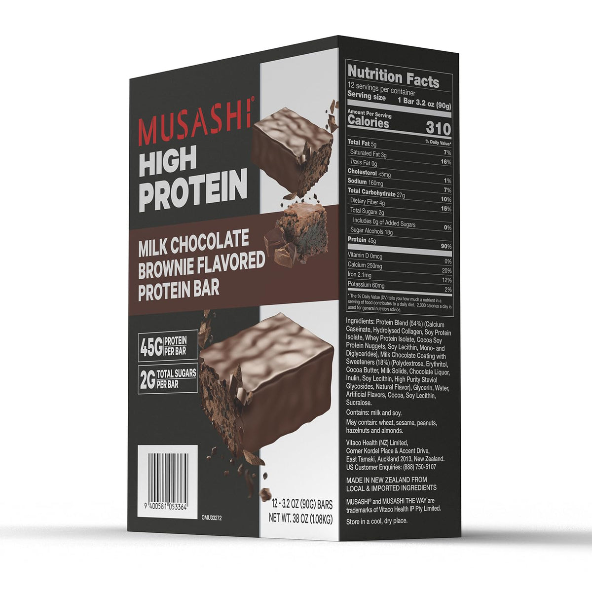 High Protein Bar Milk Chocolate Brownie M819178
