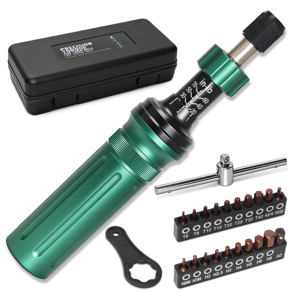 10-70 in-lb 1/4" Drive 24 PCS Torque Screwdriver Set A887450
