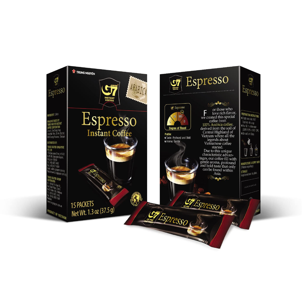 Instant Arabica Coffee 15 Packets 4-Pack S902231