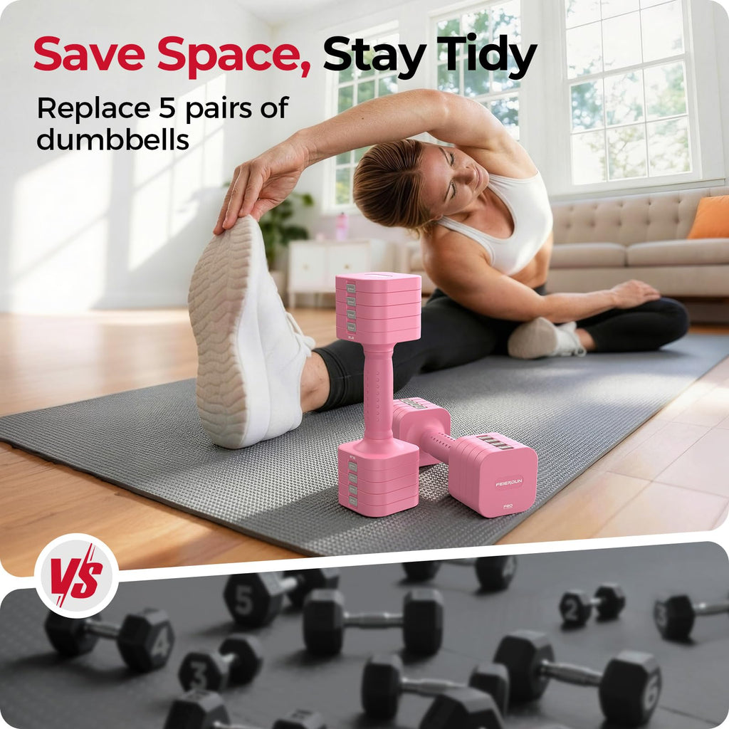 5-in-1 Adjustable Dumbbell Set Q47650