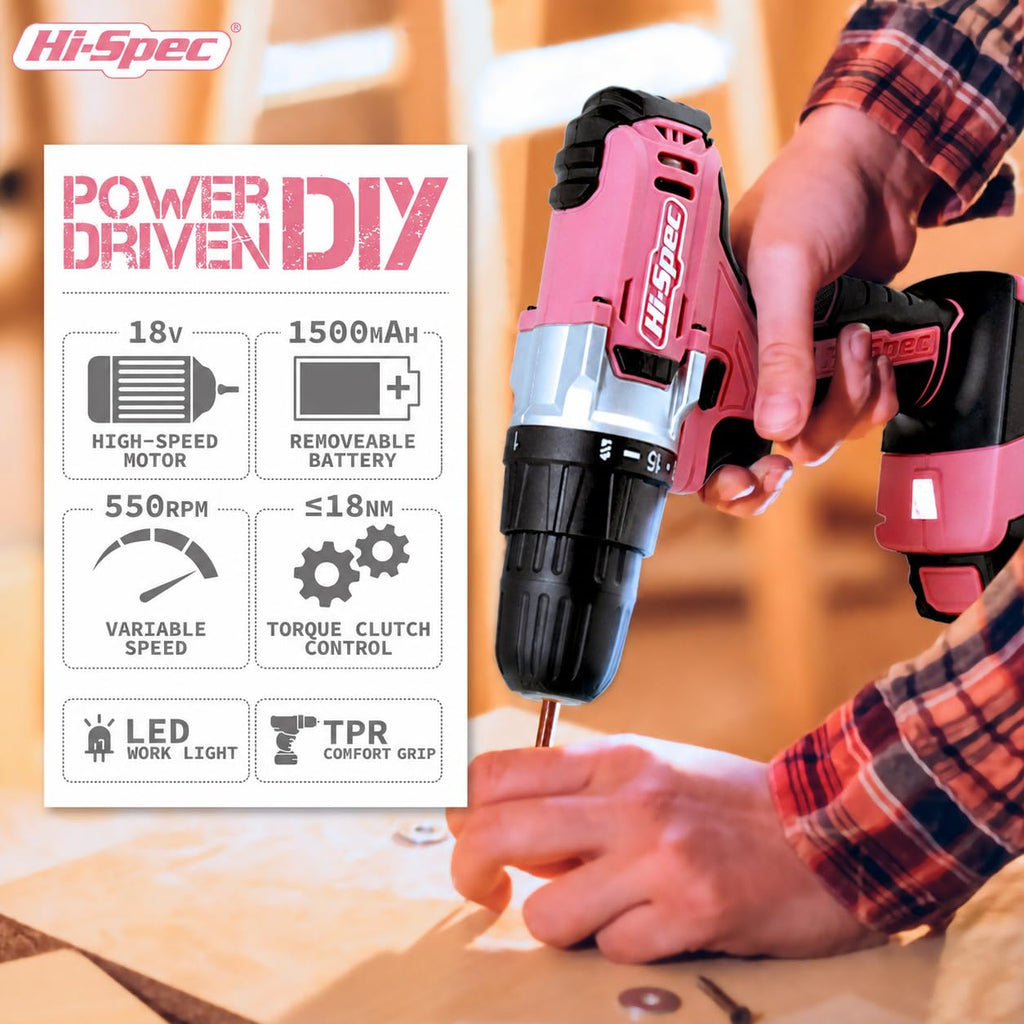 18V Cordless Drill Tool Set P28736