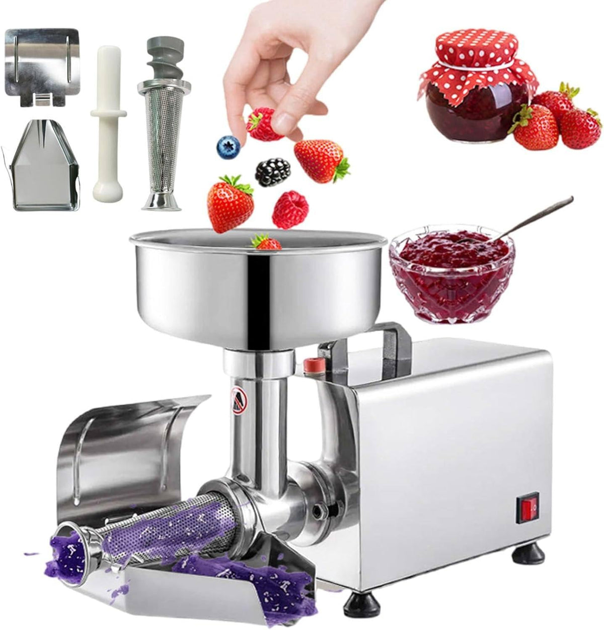 450W Stainless Steel Electric Tomato Strainer B33738