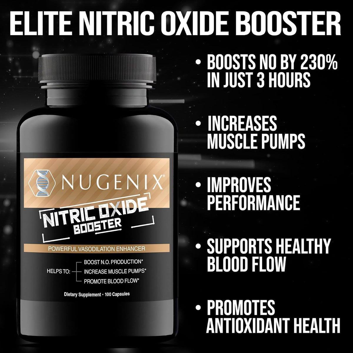 Nitric Oxide Booster Supplement 100ct Z91290