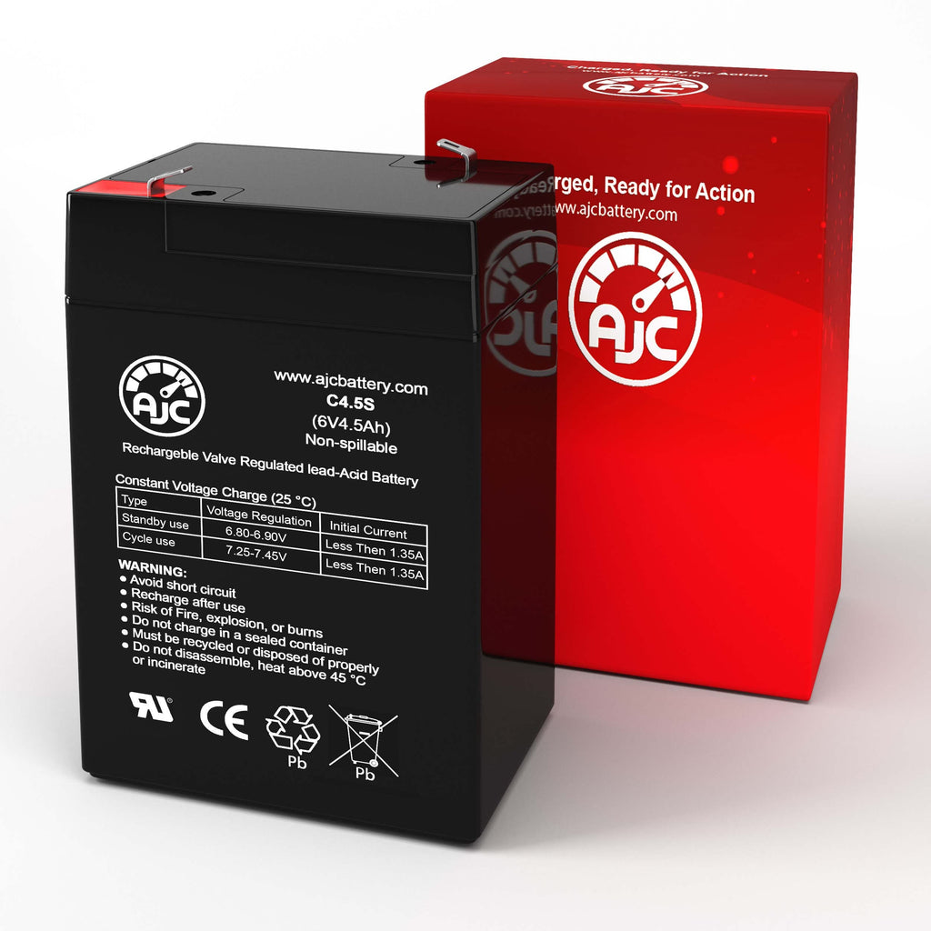 6V 4.5Ah Sealed Lead Acid Battery O879654