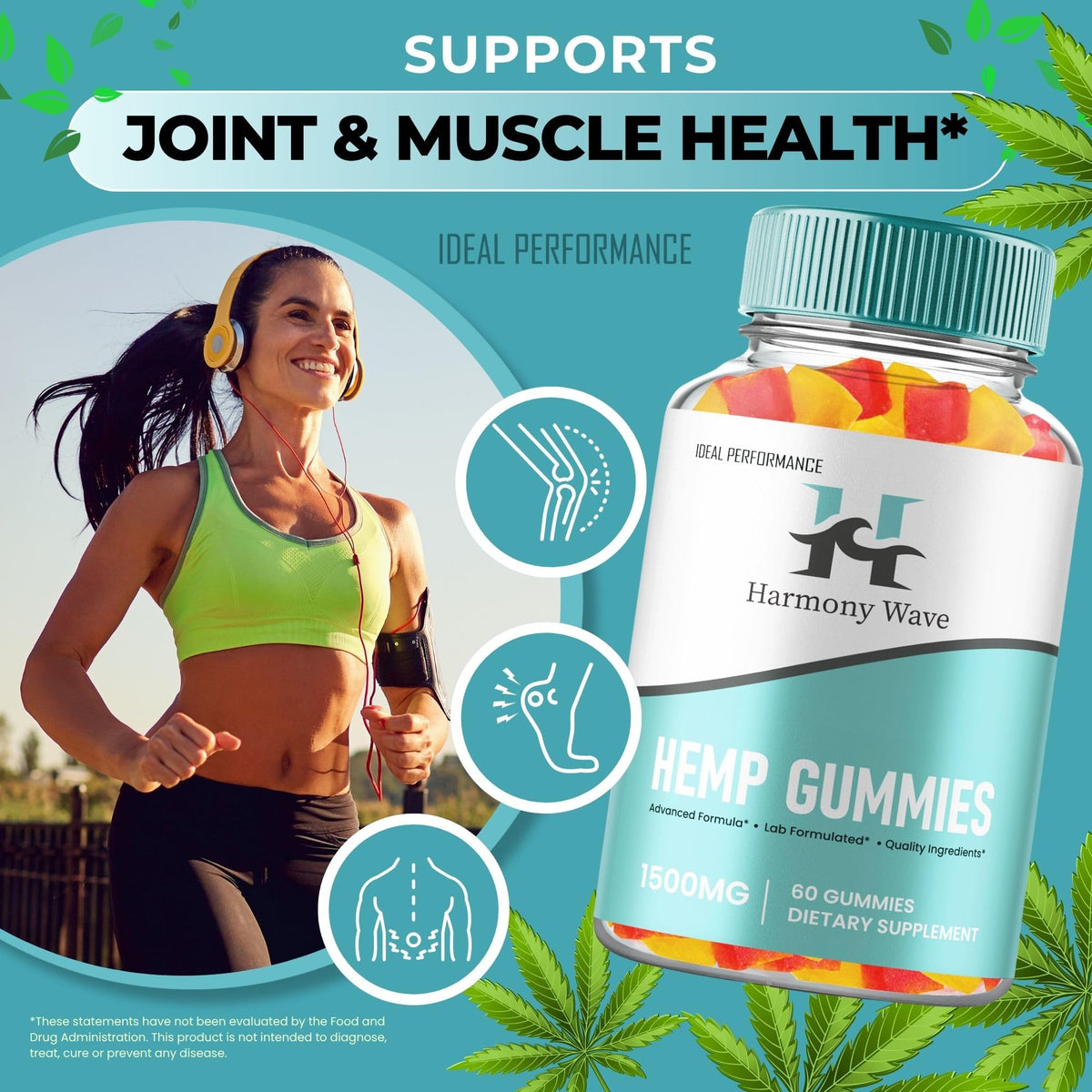 60 Gummies Hemp Gummies F94506
