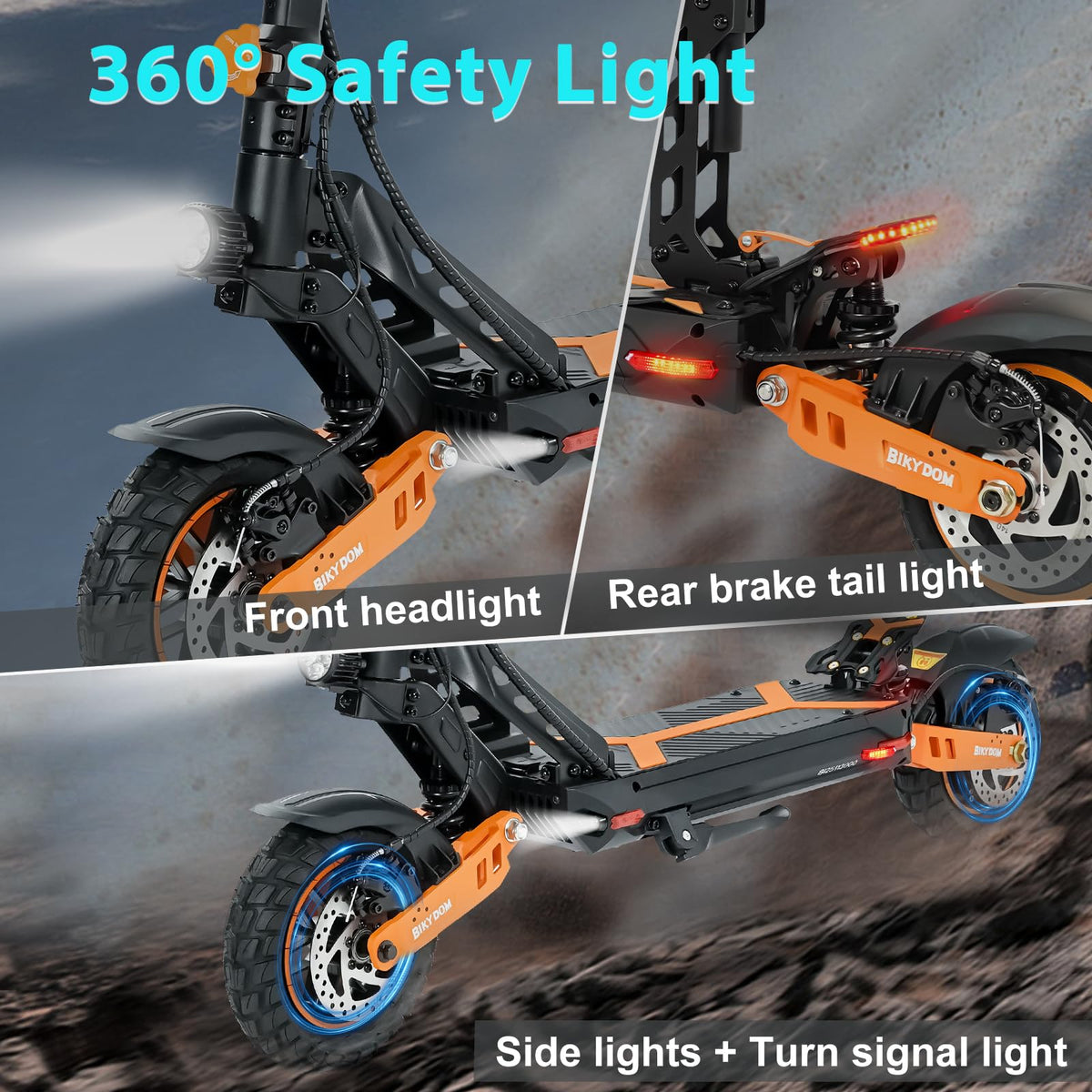 1600 W Motor 50 Miles Range 40 MPH Electric Scooter P88127