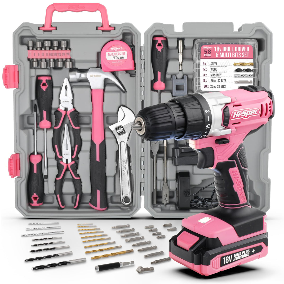 18V Cordless Drill Tool Set P28736