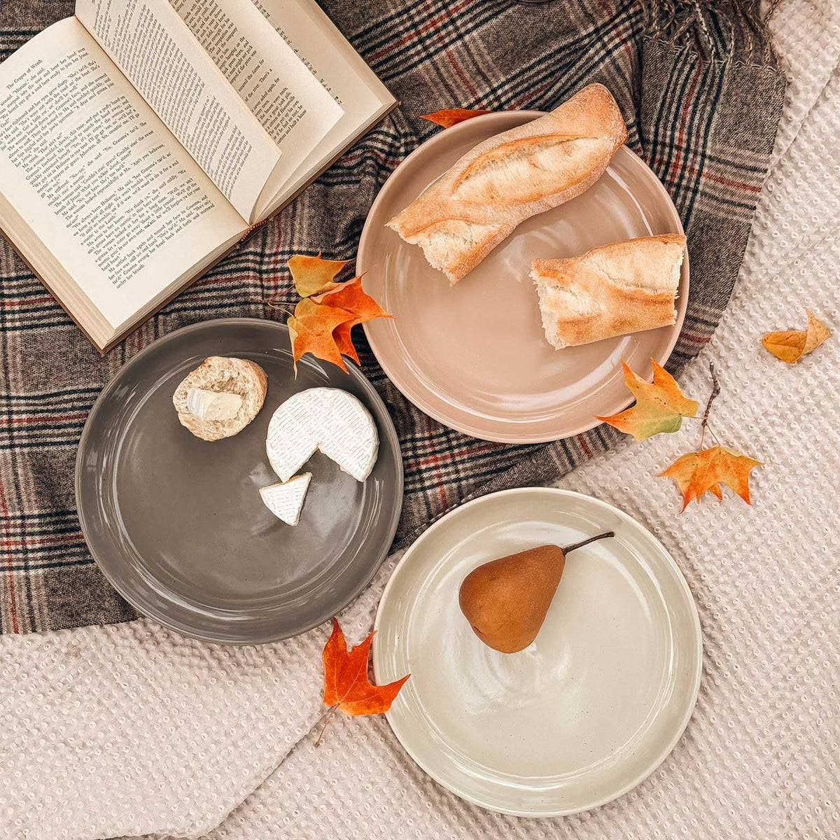 Ceramic Pasta Bowl Set of 4-35oz Microwave Safe W1461