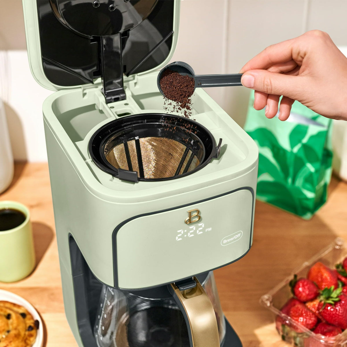 12 Cup Programmable Drip Coffee Maker with Glass Carafe K89180