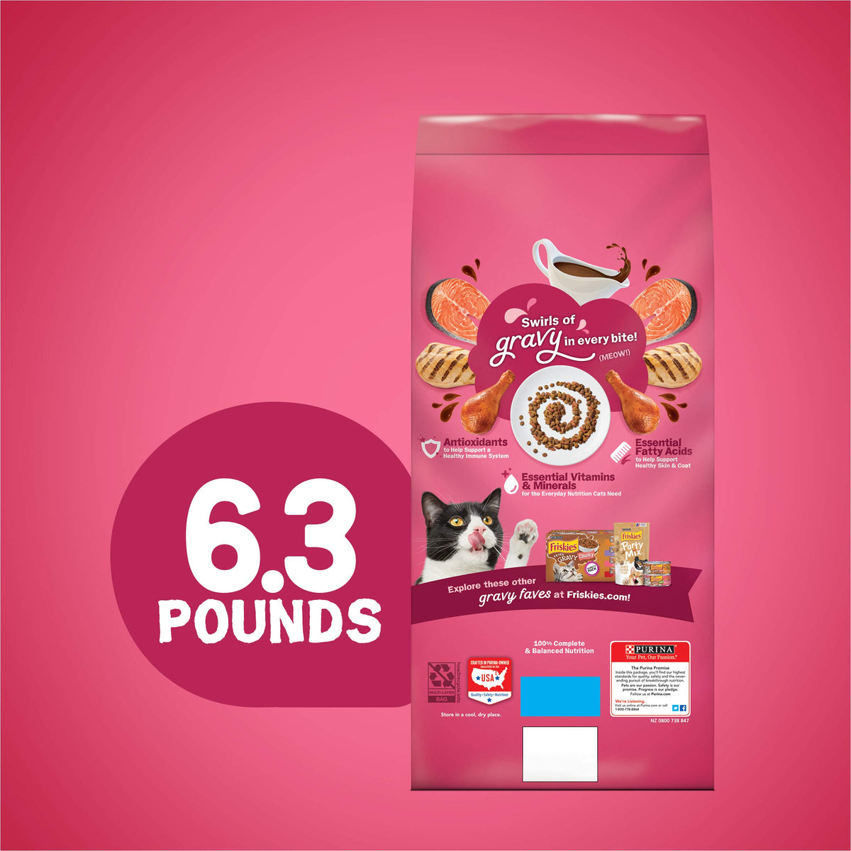 Dry Cat Food 6.3 lb. Bag A630082