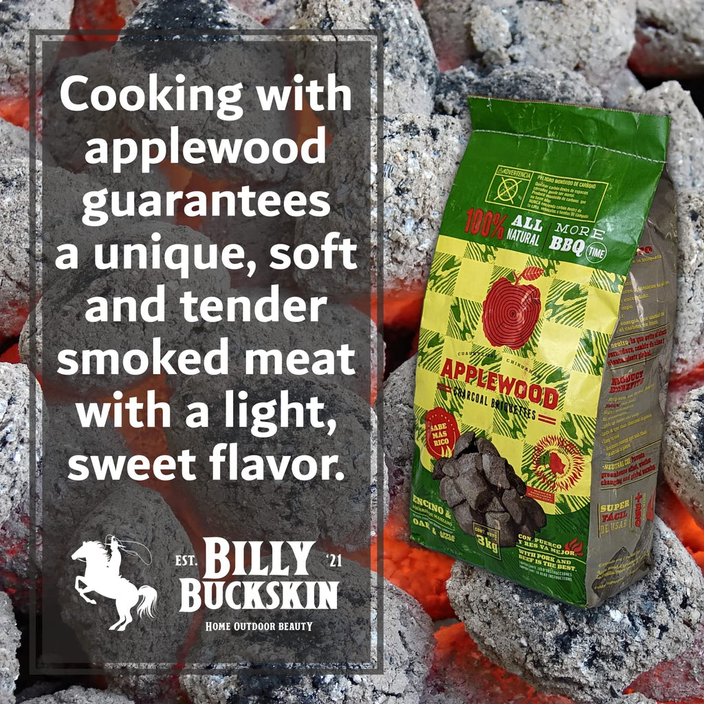 Oak & Applewood Charcoal Briquettes 6.5 Lb O44217