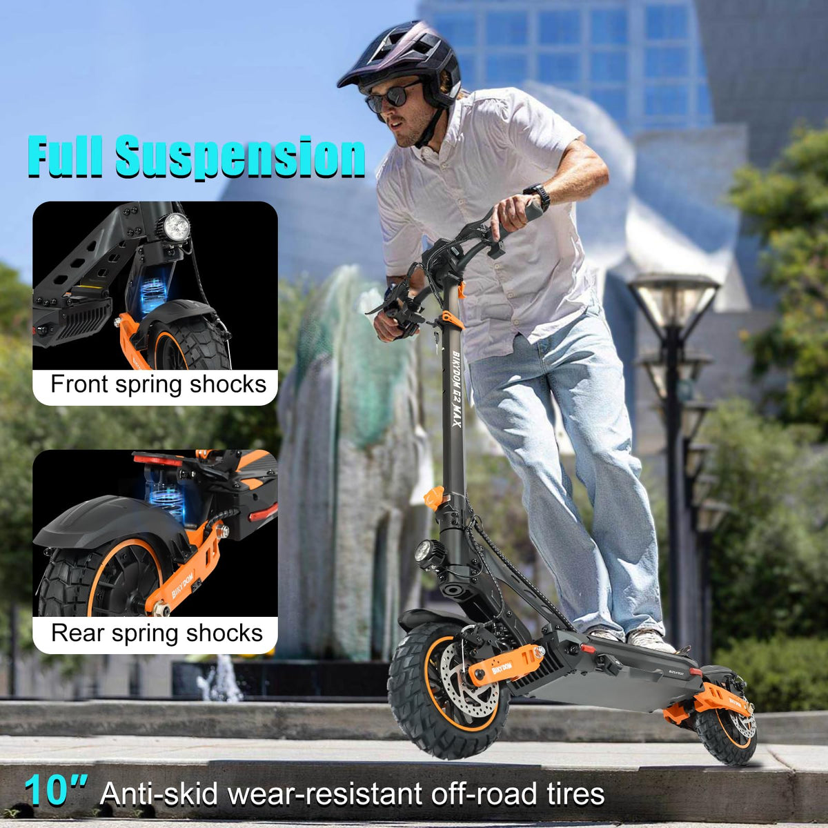 1600 W Motor 50 Miles Range 40 MPH Electric Scooter P88127
