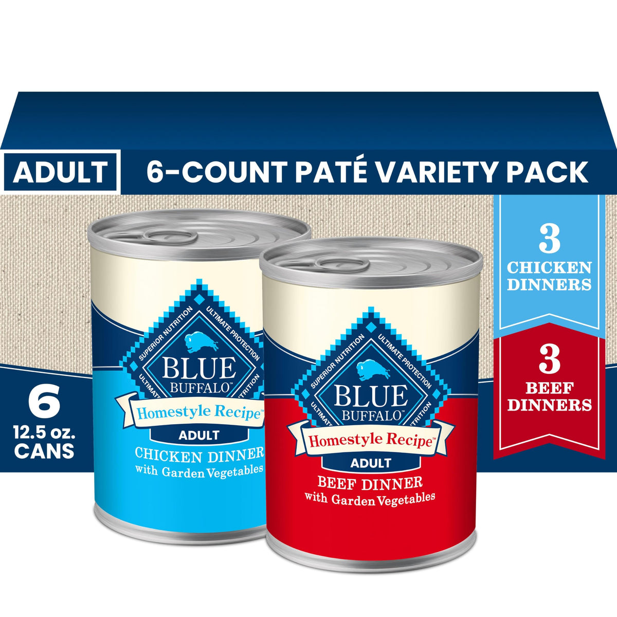 Wet Dog Food 12.5 oz 6 ct T685292