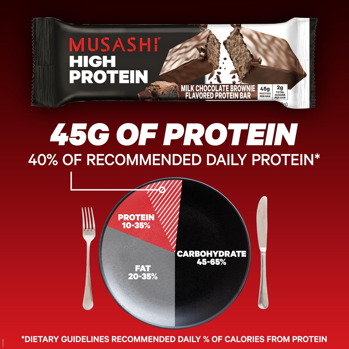 High Protein Bar Milk Chocolate Brownie M819178