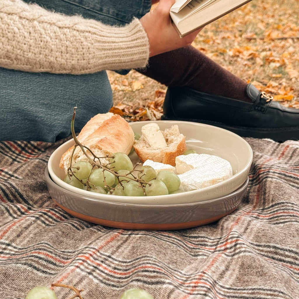 Ceramic Pasta Bowl Set of 4-35oz Microwave Safe W1461