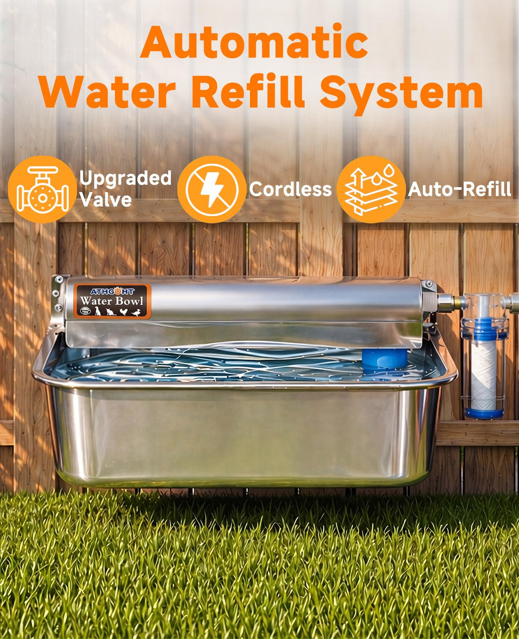 Automatic Chicken Waterer 304 Stainless Steel U3902