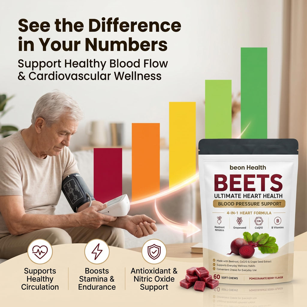 500mg Beetroot CoQ10 Grape Seed Extract Chews M2590