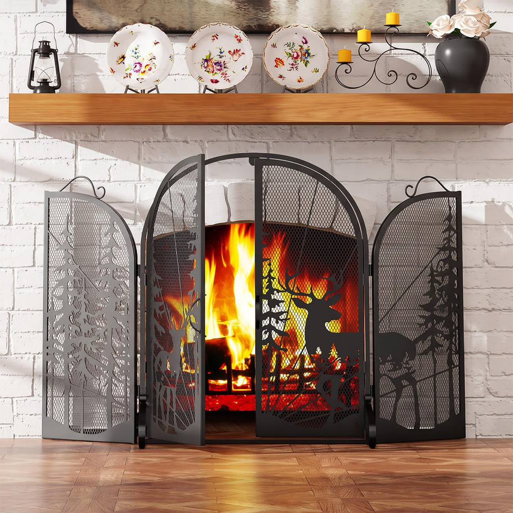 Fireplace Screen with Doors X129670