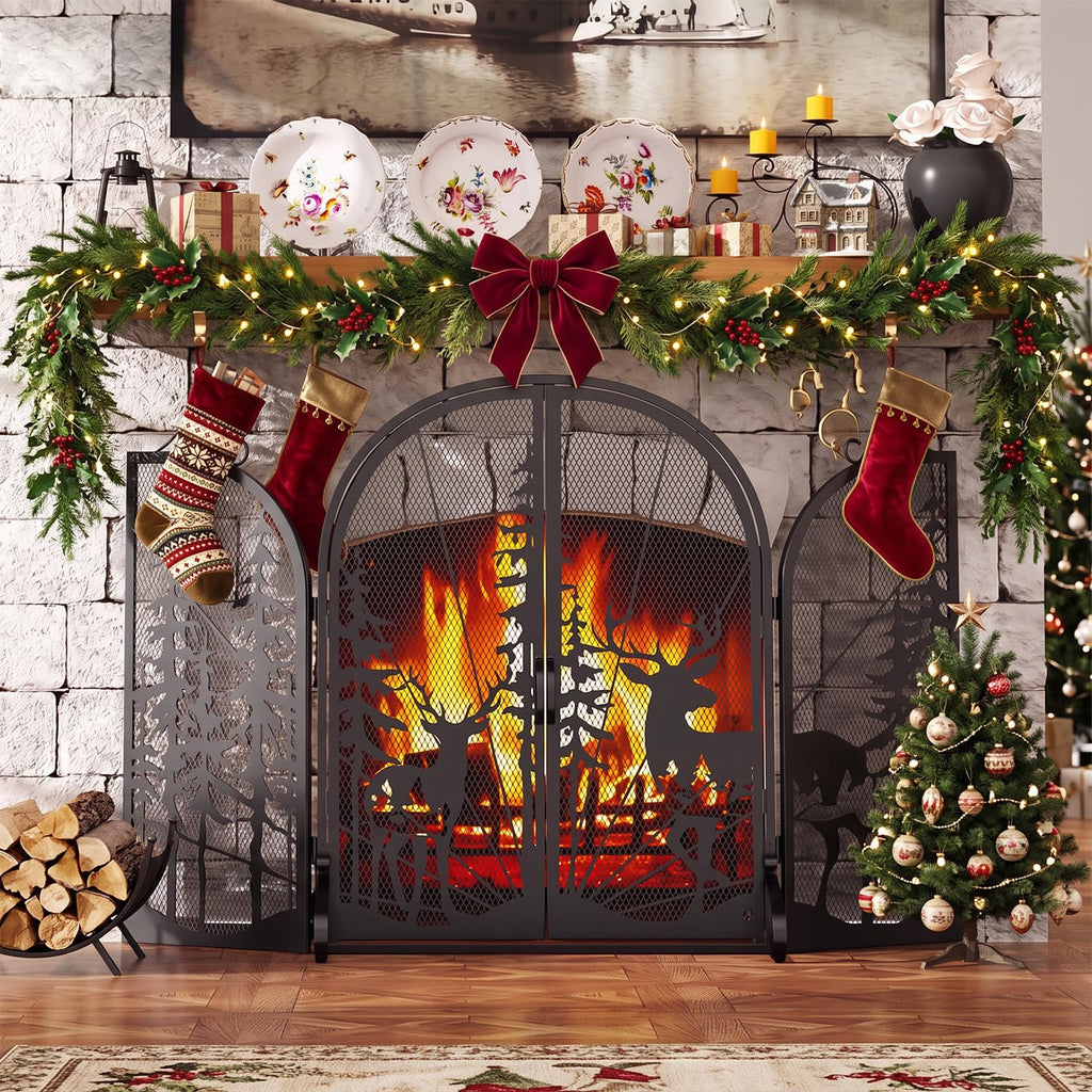 Fireplace Screen with Doors X129670