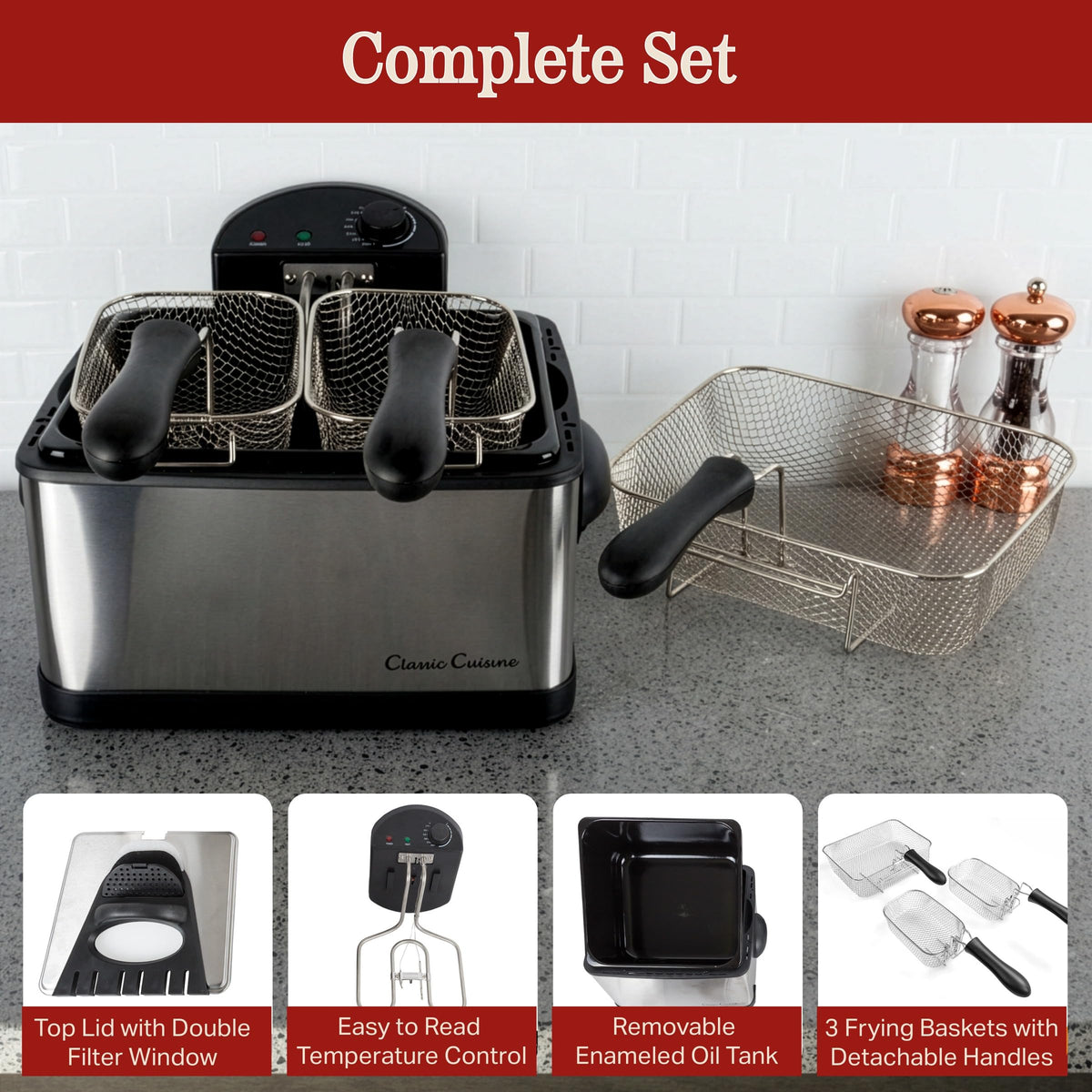 4L Electric Oil Fryer I693