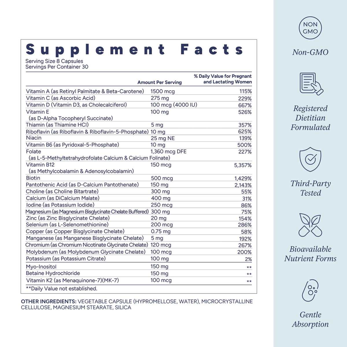 Prenatal Essentials 30 Servings H56094