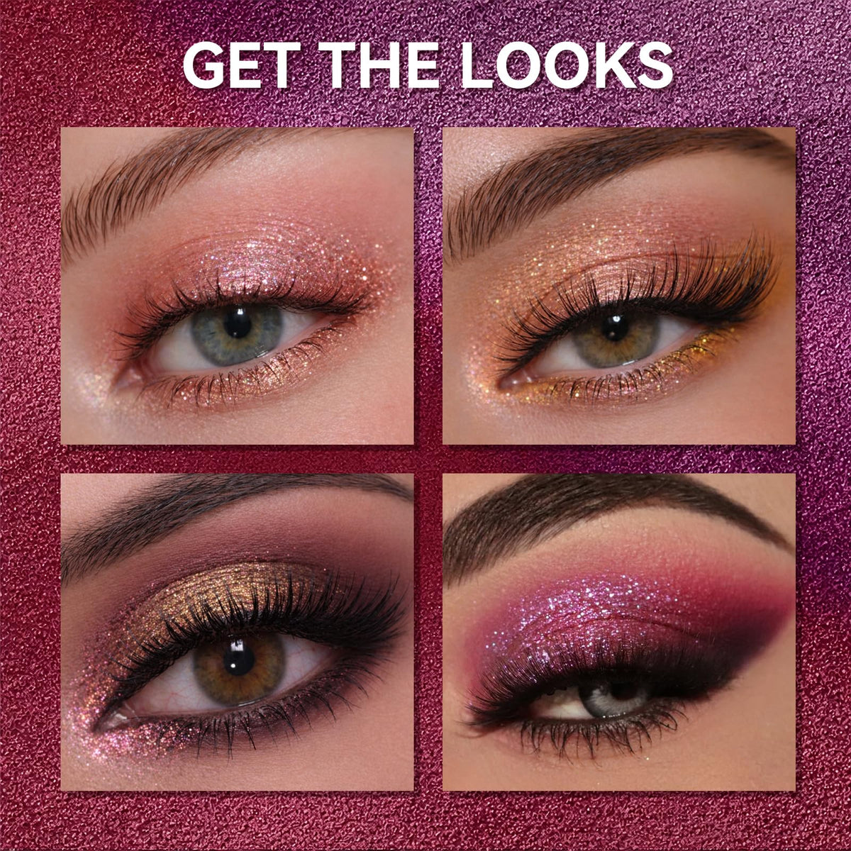18 Colors Shimmer Matte Glitter Eyeshadow Palette X39405