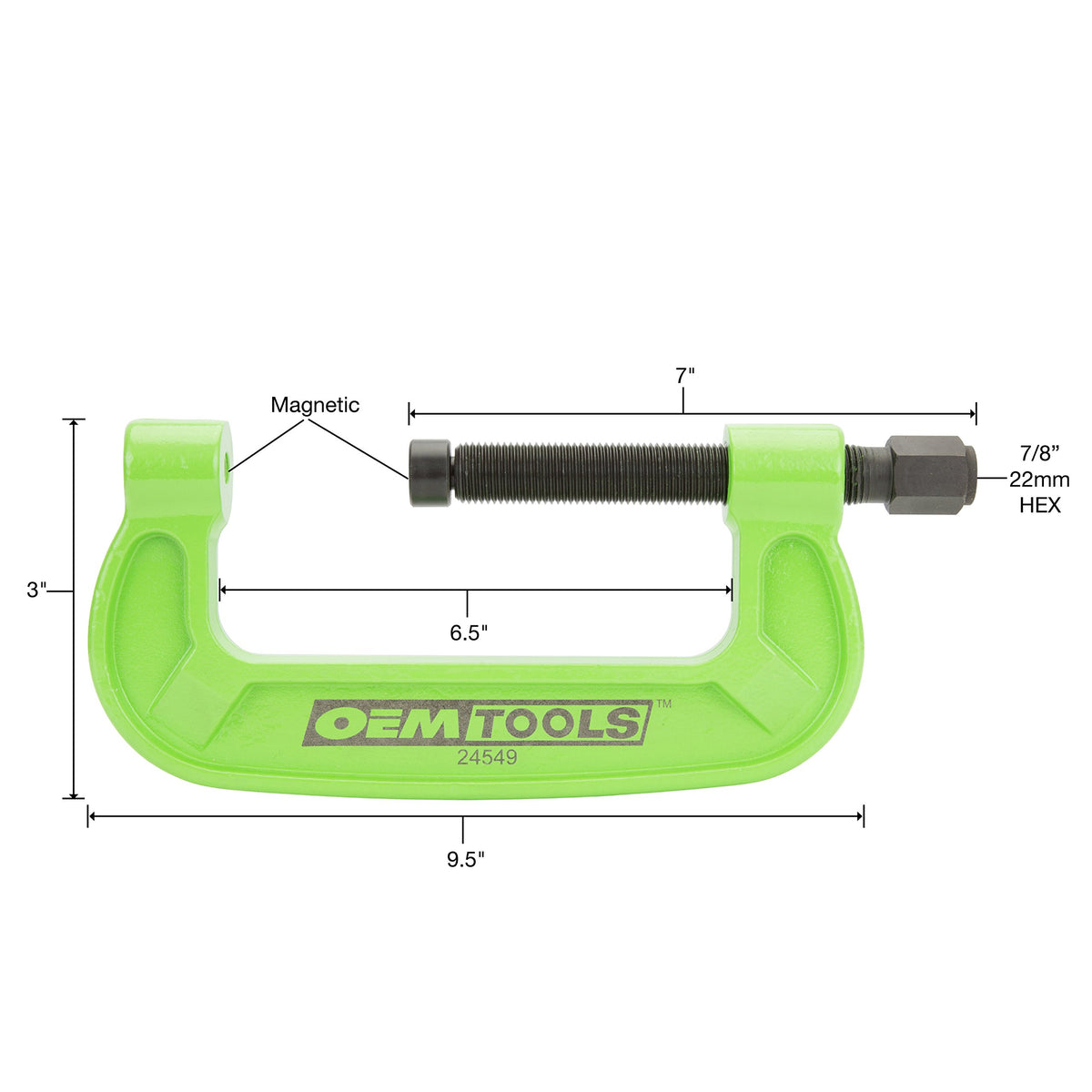 Bearing Cup Installer Impact Rated Steel C Clamp with Magnets M615242