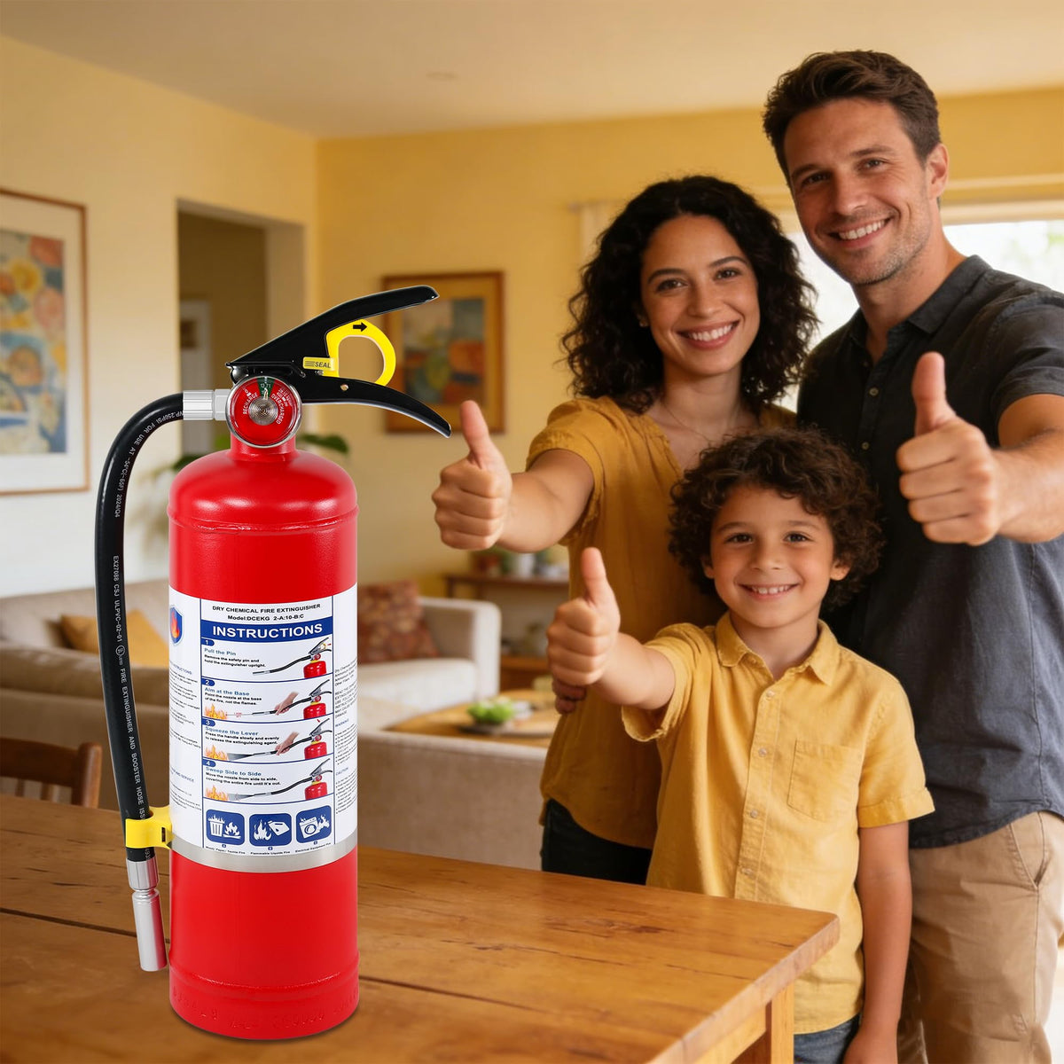 2-Pack 5 lb ABC Dry Chemical Fire Extinguishers O312