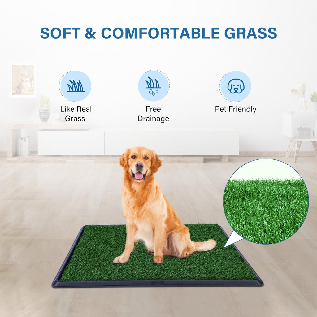 Artificial Dog Grass Pad with Tray 16x20 inches A382508