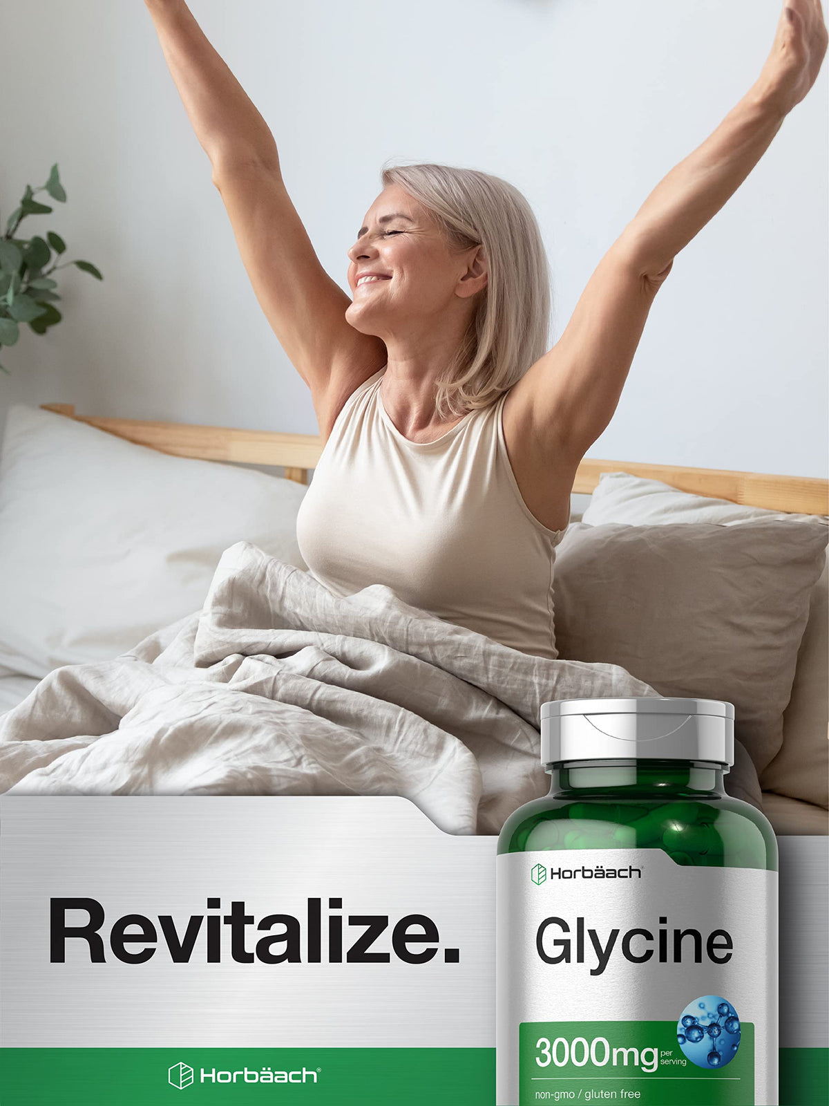 Glycine 3000mg 100 Powder Capsules N7502