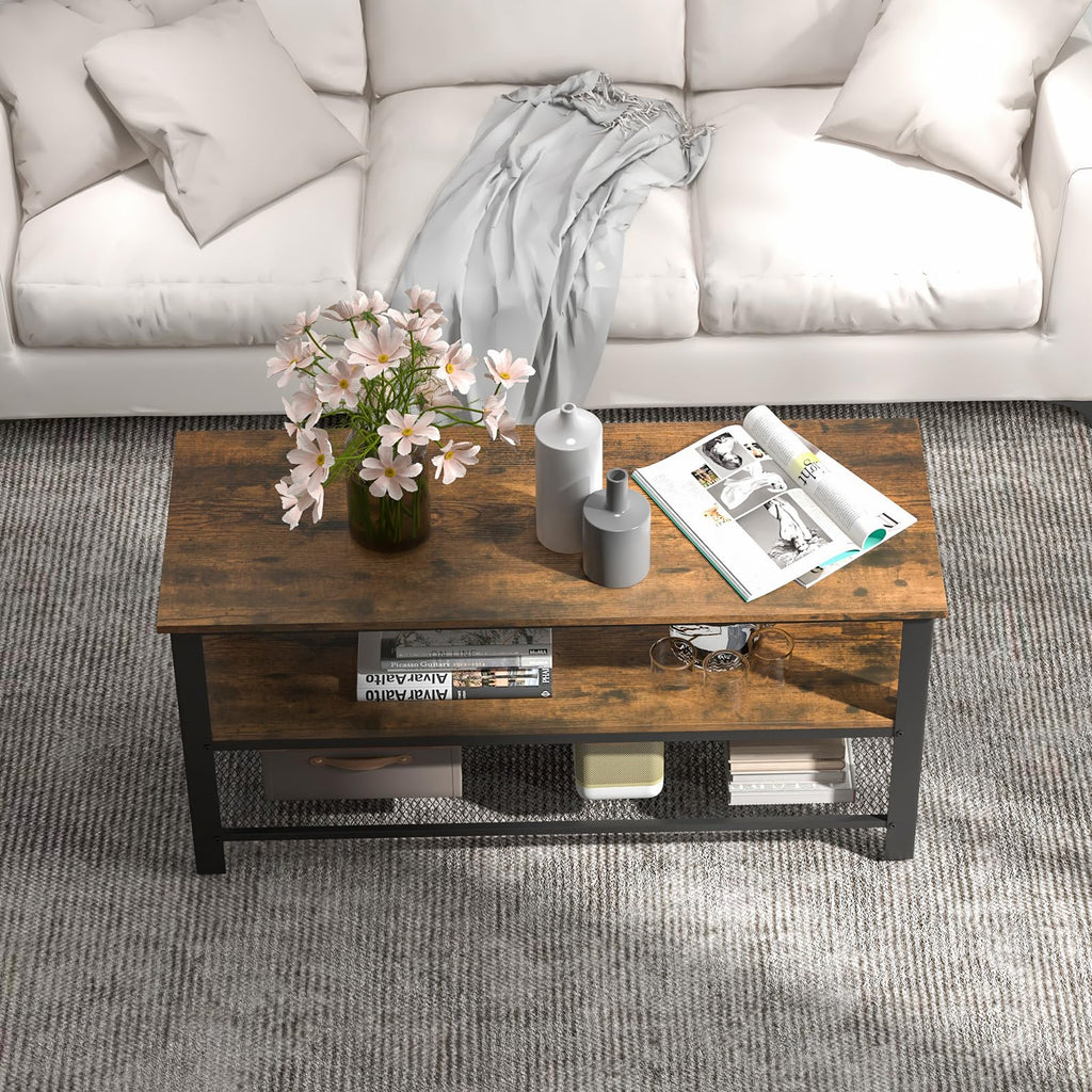 Small 3-Tier TV Stand with Power Outlets and USB Ports F9652