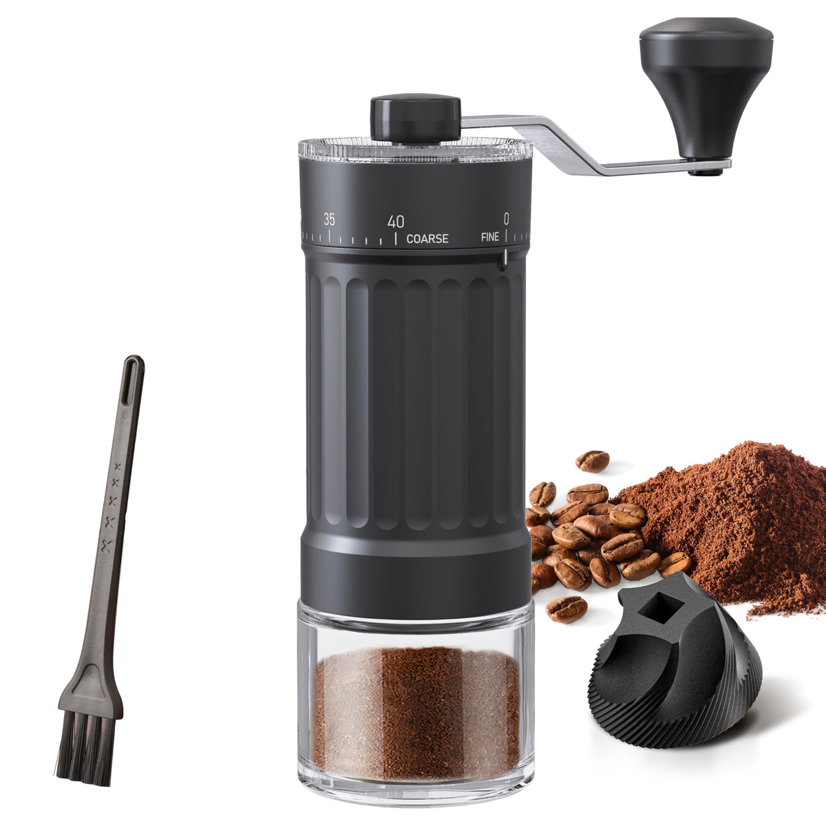 Portable Conical Burr Coffee Grinder 25g Ceramic Burrs J961936