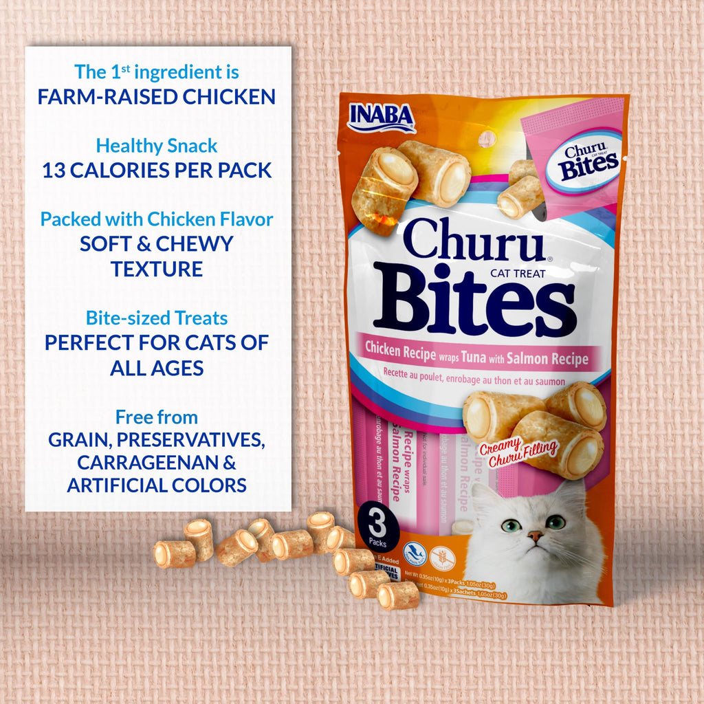 Soft Chewy Baked Chicken Cat Treats with Vitamin E, 24 Tubes V78077