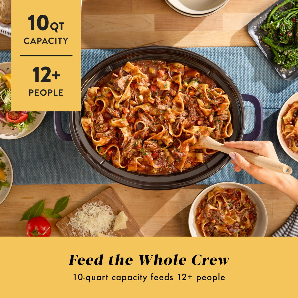 10QT Manual Slow Cooker Y357323