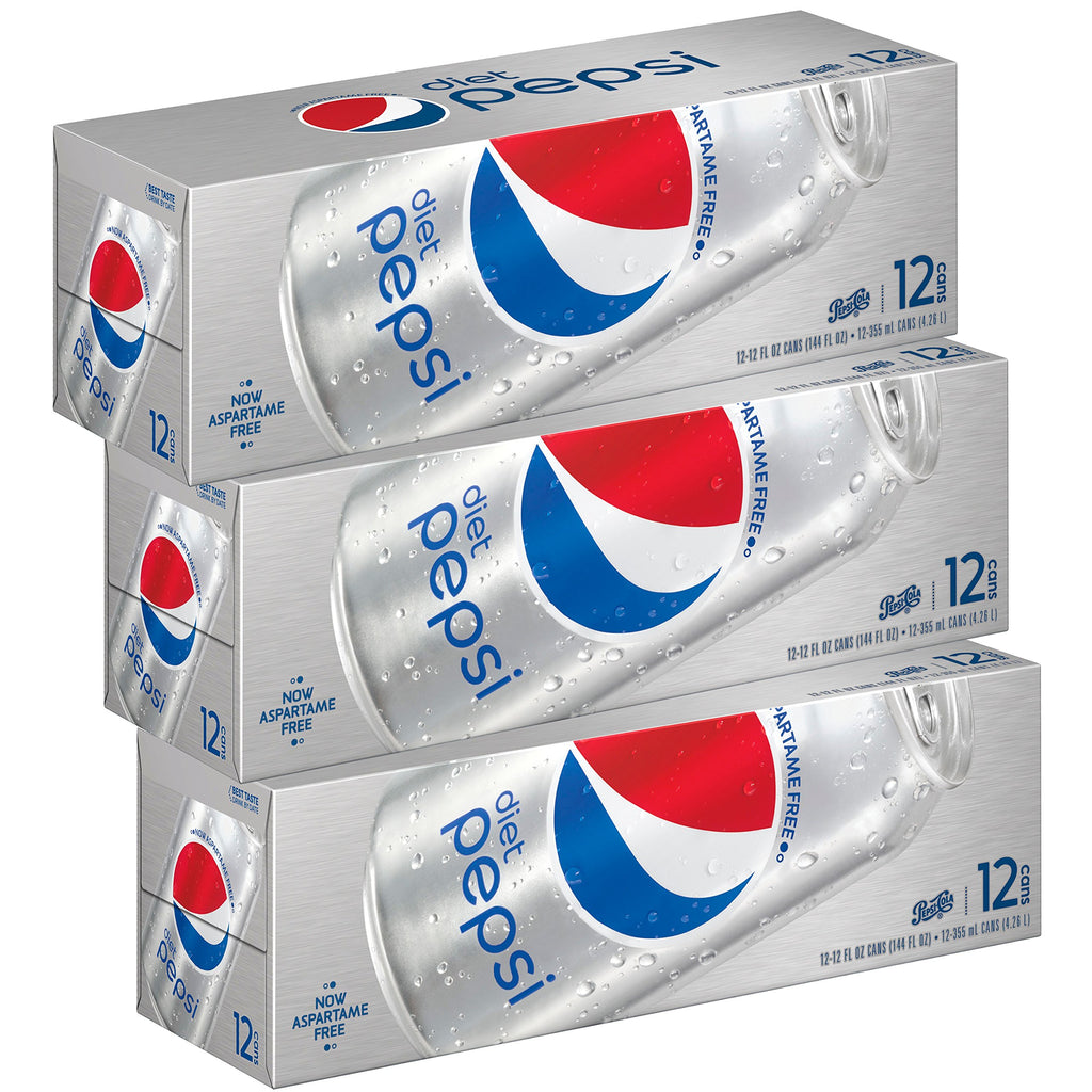 Diet Pepsi Soda 12 fl oz 36 Cans D783609