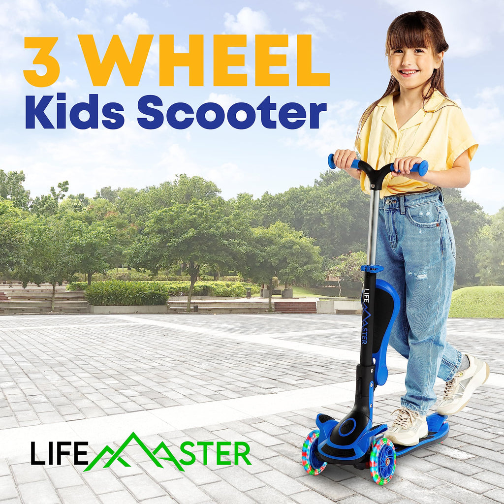 3 Wheel Foldable Kids Scooter with LED Wheels K314021